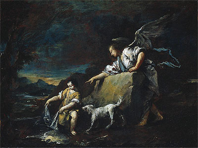 Tobias and the Angel, 1759 | Francesco Guardi | Giclée Canvas Print