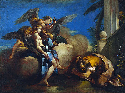 The Angels Appearing to Abraham, 1759 | Francesco Guardi | Giclée Canvas Print