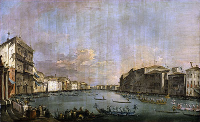 Regatta in Venice, c.1770 | Francesco Guardi | Giclée Leinwand Kunstdruck