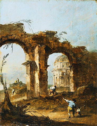 Capriccio, c.1775/80 | Francesco Guardi | Giclée Canvas Print