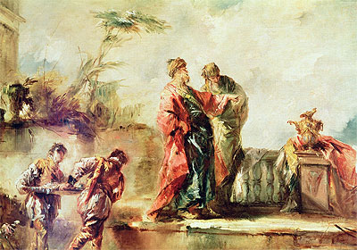 Francesco Guardi | The Marriage of Tobias (detail), c.1750/53 | Giclée Leinwand Kunstdruck