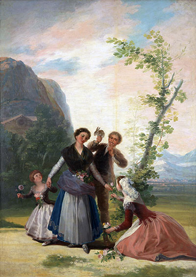 Goya | The Flower Girls or Spring, 1786 | Giclée Canvas Print