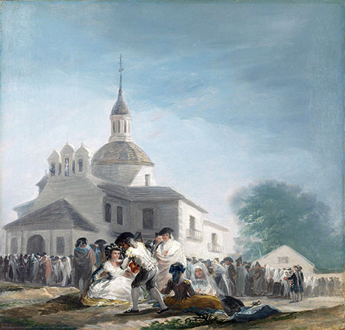 Goya | The Hermitage of Saint Isidore on the Saint’s Feast Day, 1788 | Giclée Canvas Print