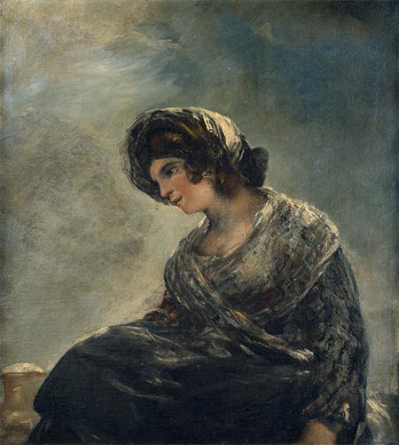 Goya | The Milkmaid of Bordeaux, c.1825/27 | Giclée Canvas Print