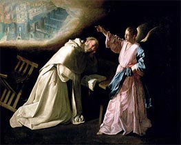 Vision of St. Peter Nolasco | Zurbaran | Painting Reproduction