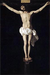 Crucified Jesus, c.1630/40 by Zurbaran | Canvas Print