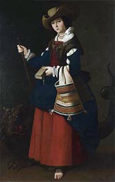 Saint Margaret of Antioch | Zurbaran | Painting Reproduction