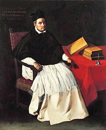 Portrait of Fray Diego Deza | Zurbaran | Gemälde Reproduktion