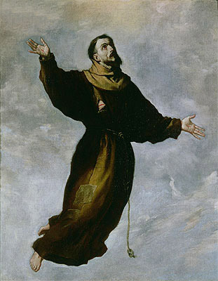 Levitation of St. Francis, n.d. | Zurbaran | Giclée Canvas Print