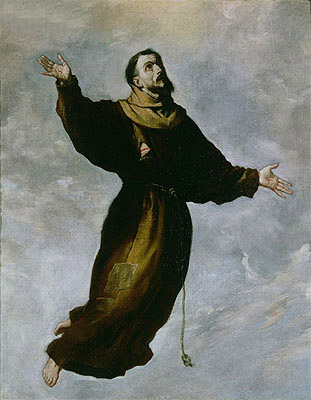 Levitation des hl. Franziskus, n.d. | Zurbaran