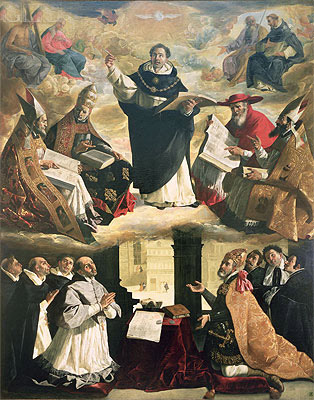 The Apotheosis of St. Thomas Aquinas, 1631 | Zurbaran | Giclée Canvas Print