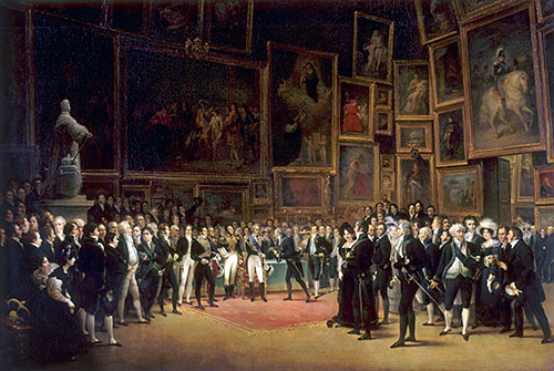 Charles X Distributing Prizes after the Salon of 1824, 1827 | François-Joseph Heim