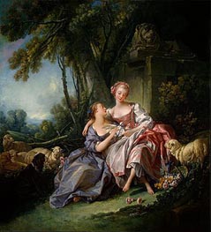 The Love Letter, 1750 by Boucher | Canvas Print