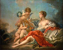 Allegory of Music | Boucher | Painting Reproduction