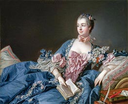 Madame de Pompadour, c.1758/59 by Boucher | Canvas Print