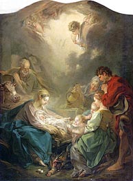 The Light of the World (Nativity), 1750 by Boucher | Canvas Print