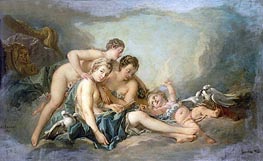 Venus Disarming Cupid, 1749 von Boucher | Leinwand Kunstdruck
