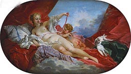 Venus and Cupid, undated by Boucher | Canvas Print