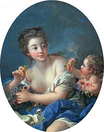 Venus and Cupid | Boucher | Painting Reproduction
