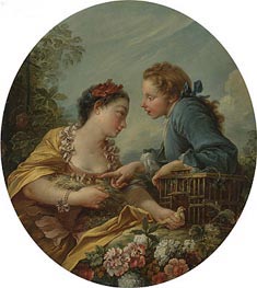 The Bird Nesters | Boucher | Painting Reproduction