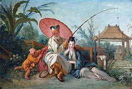 Chinoiserie, c.1742 by Boucher | Canvas Print