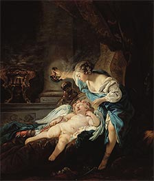 Psyche and Amour | Boucher | Gemälde Reproduktion
