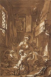 Boucher | Crêpes, c.1761/63 | Giclée Paper Print