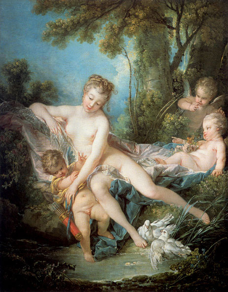 Venus Consoling Love, 1751 | Boucher | Giclée Canvas Print