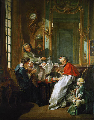 The Luncheon, 1739 | Boucher | Giclée Leinwand Kunstdruck