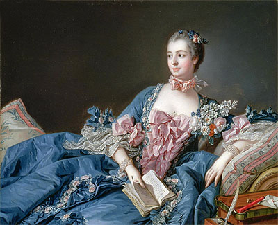 Madame de Pompadour, c.1758/59 | Boucher | Giclée Leinwand Kunstdruck