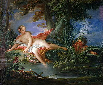 Die überraschte Badende, n.d. | Boucher