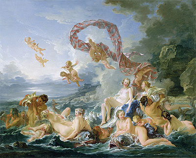 The Triumph of Venus, 1740 | Boucher | Giclée Leinwand Kunstdruck