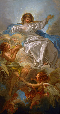 Assumption of the Virgin, n.d. | Boucher | Giclée Canvas Print
