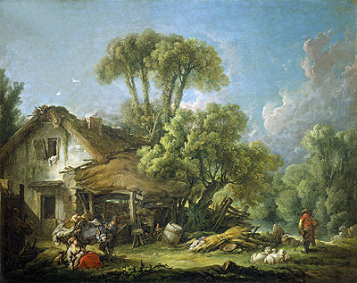 Boucher | Morning, 1764 | Giclée Canvas Print
