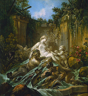 Fountain of Venus, 1756 | Boucher | Giclée Leinwand Kunstdruck