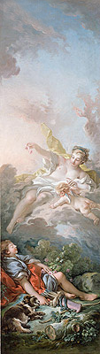 Aurora und Cephalus, 1769 von Boucher | Leinwand-Kunstdruck