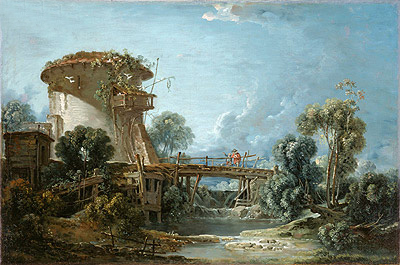 The Dovecote, 1758 | Boucher | Giclée Canvas Print