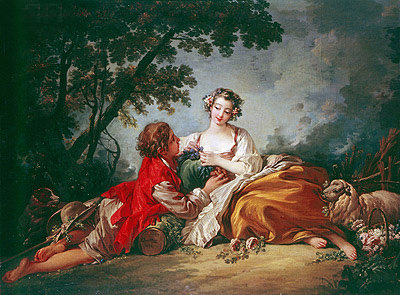 La Marotte (La Musette), 1759 | Boucher
