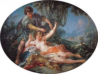 Sylvia Rescued by Aminta, 1755 | Boucher | Giclée Canvas Print