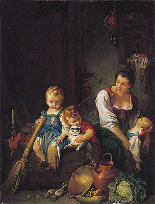 Schöne Bäuerin, c.1732 | Boucher