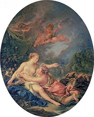 Jupiter and Callisto, 1769 | Boucher | Giclée Canvas Print