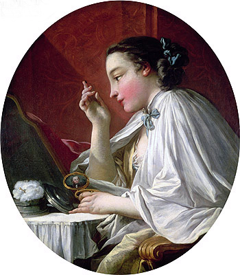 Frau bei ihrer Toilette, n.d. | Boucher