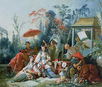 The Chinese Garden, c.1742 | Boucher | Giclée Canvas Print