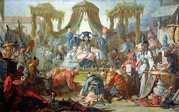 Die chinesische Hochzeit, c.1742 | Boucher | Giclée Leinwand Kunstdruck