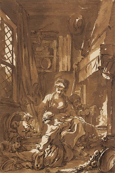 Crêpes, c.1761/63 | Boucher | Giclée Papier-Kunstdruck