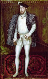 Portrait of Henri II King of France | Francois Clouet | Painting Reproduction