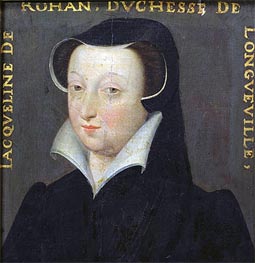 Jacqueline de Rohan Duchesse de Longueville, n.d. by Francois Clouet | Canvas Print