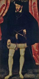 Portrait of King Henri II of France, n.d. von Francois Clouet | Leinwand Kunstdruck