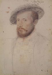 Portrait of Claude Gouffier Duke of Roannais, c.1543 von Francois Clouet | Papier-Kunstdruck