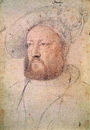 Louis de Chandio Lord of Bussy, c.1520 von Francois Clouet | Papier-Kunstdruck